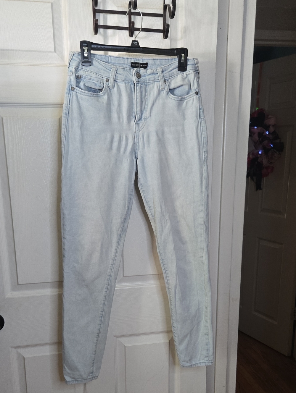 True Religion Light Wash Skinny Jeans - Pale Blue